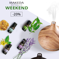 Makeda Weekend! 20% отстъпка на чисти етерични масла и дифузери за ароматерапия